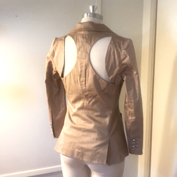 Cynthia Rowley Jackets & Blazers - CYNTHIA ROWLEY sz6 cutout spring blazer jacket